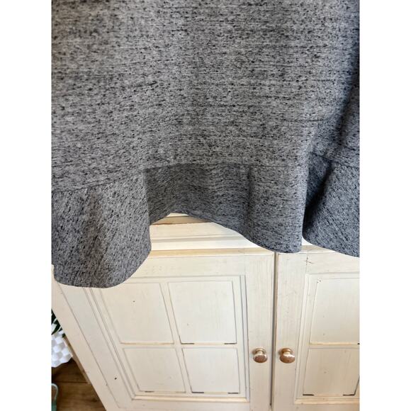 Garnet Hill size large heathered gray casual comfortable dress - Picture 2 of 4